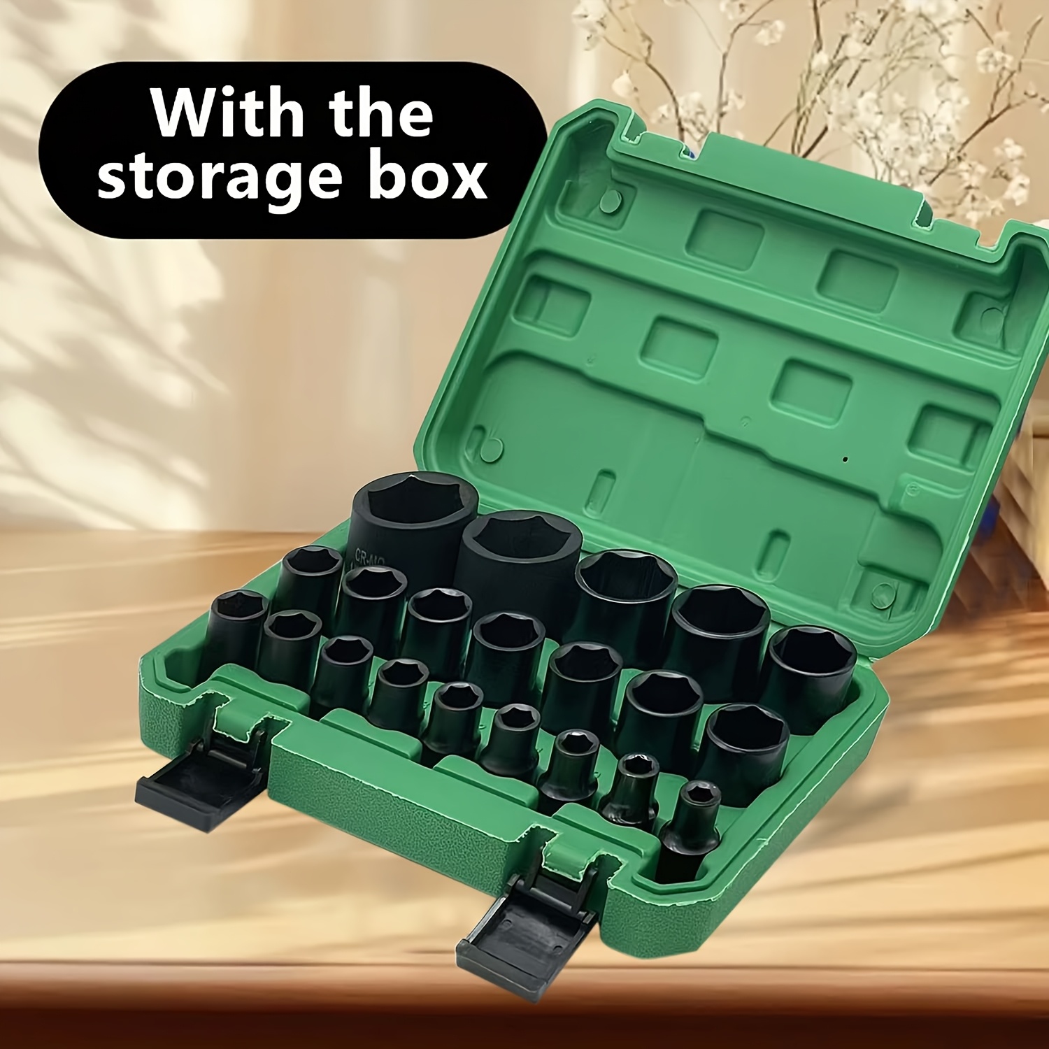 TEMU Socket Wrench Set Hexagonal Socket Head Adapter Wrench Converter Electric Impact Wrench Set