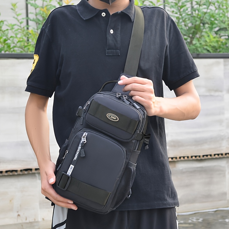 unisex lightweight messenger bag convertible backpack Temu Ghana - Main Image