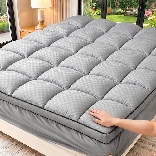 item picture luxury soft buffer mattress pad non slip fully enclosed anti collision anti knock filling for sleep suitable for home bedrooms and rental beds minimalist and versatile friendly