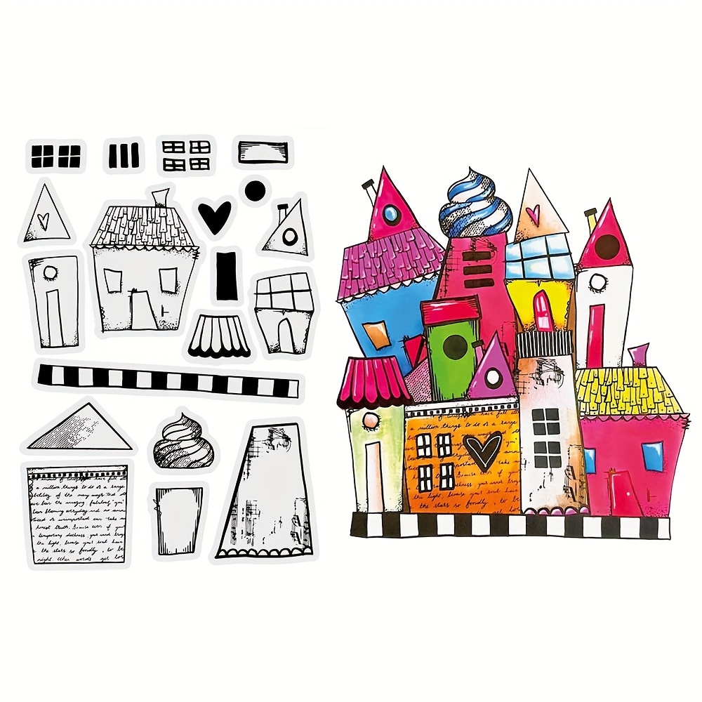 

Cartoon Shack Clear Stamps For Diy Crafts: Handmade Rubber Stamps For Card Making, Photo Albums, And Scrapbooking