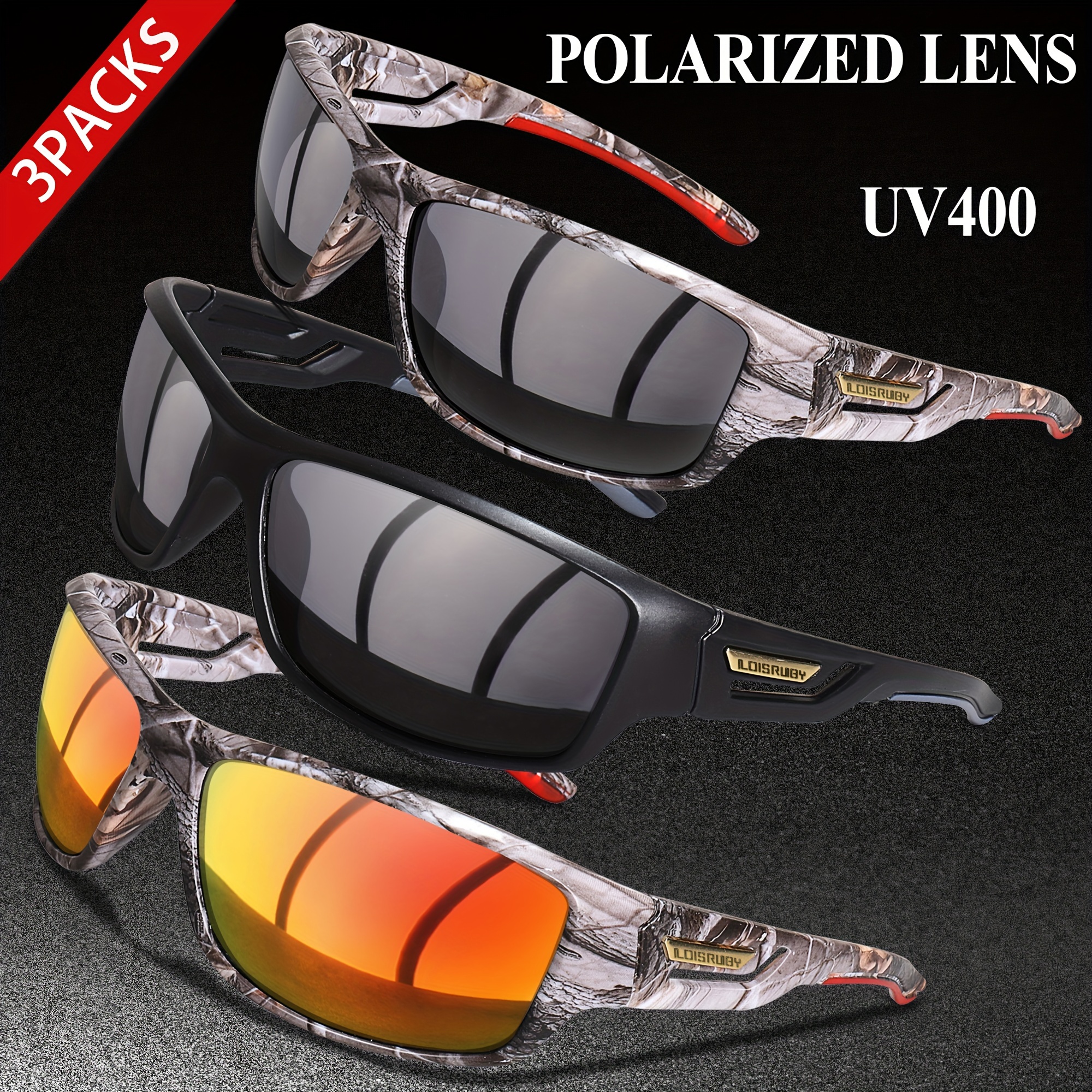 Sports sunglasses popular polarized men driving riding fishing running sunglasses UV400