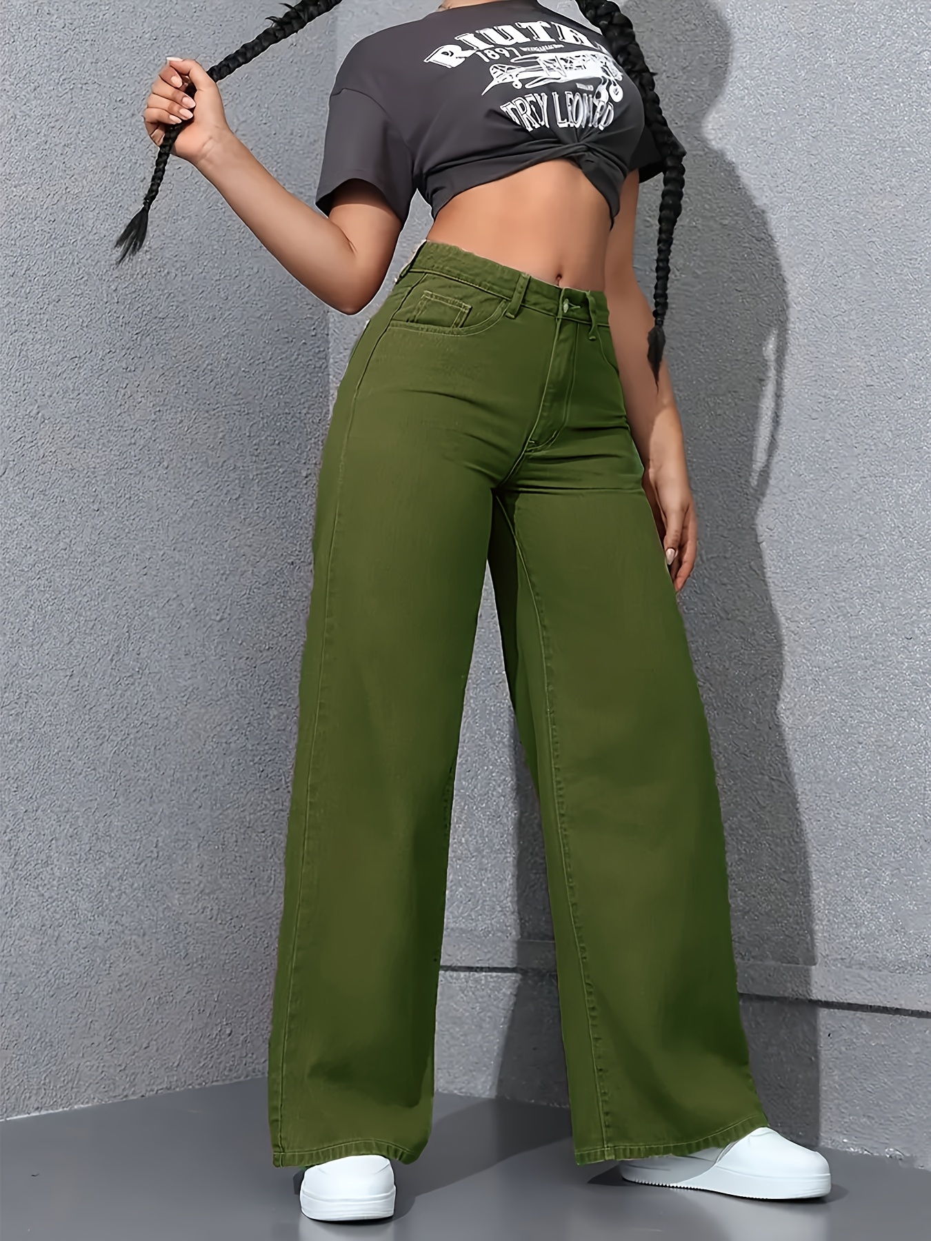 Women'S Straight-Leg Casual Trousers