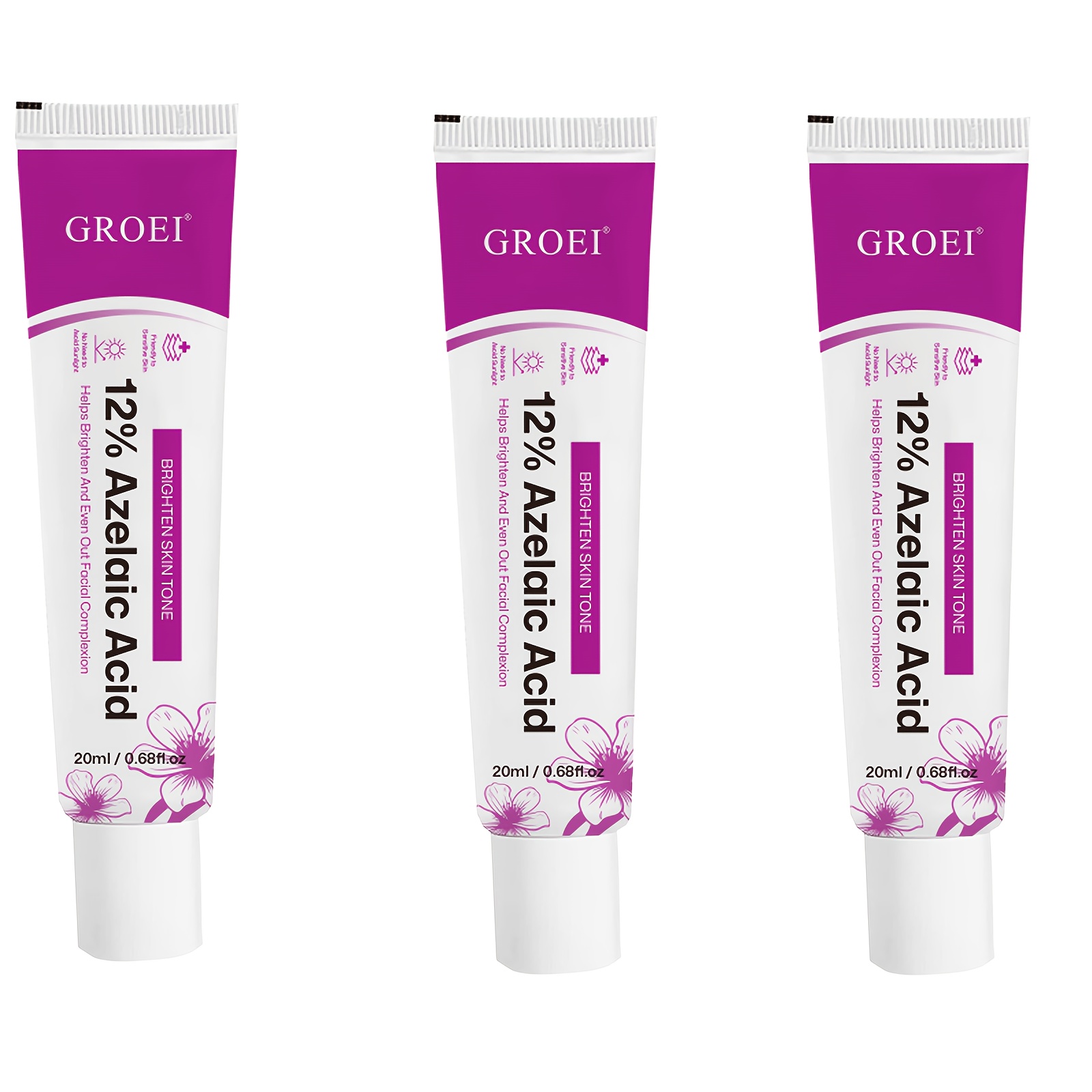 Groei Azelaic Acid 12% , Rich In Hyaluronic Acid, Nicotinamide, Salicylic Acid, Centella Asiatica And Other , Suitable For Dry Skin, Can Lift The Skin, Not Greasy
