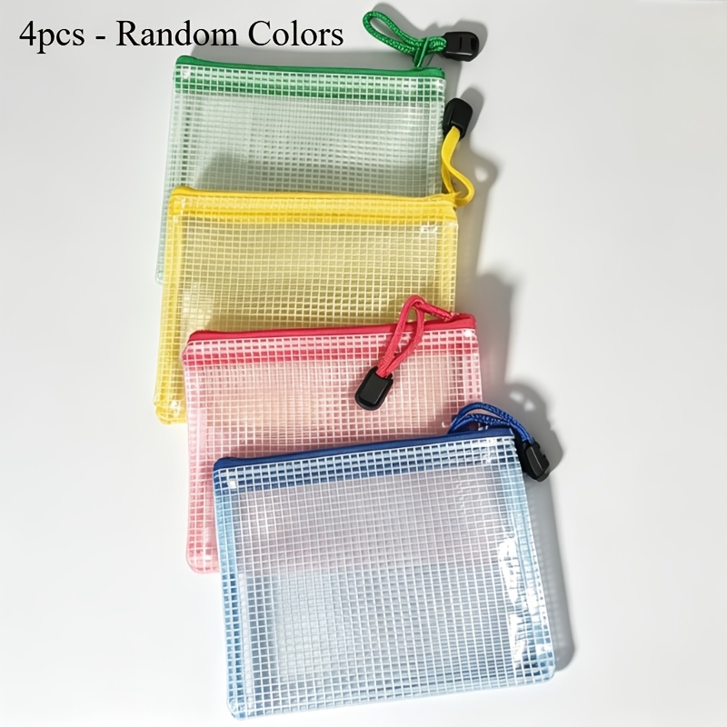 TEMU 4/8 Mini Grid Pvc Small Bags | Color Random, Classic Small Wallet, Card Bag, Headphone Bag, Bag, Office Supplies, Small Jewelry Bag.