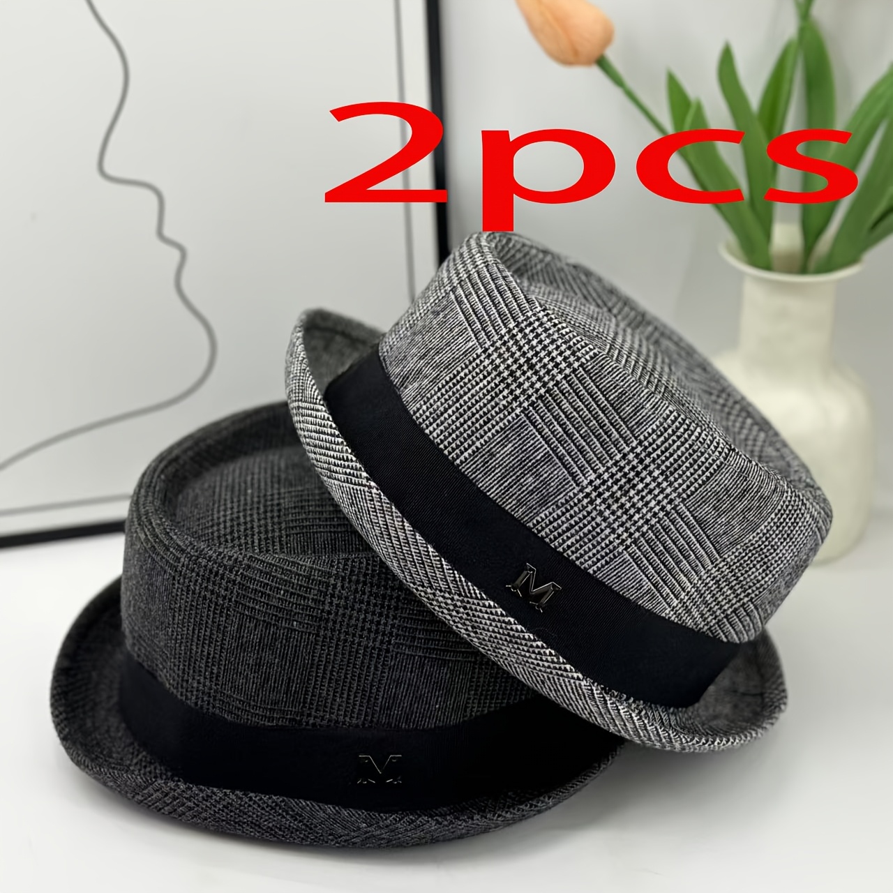 TEMU 2pcs Fashion Outdoor Hats With -logo, Wear