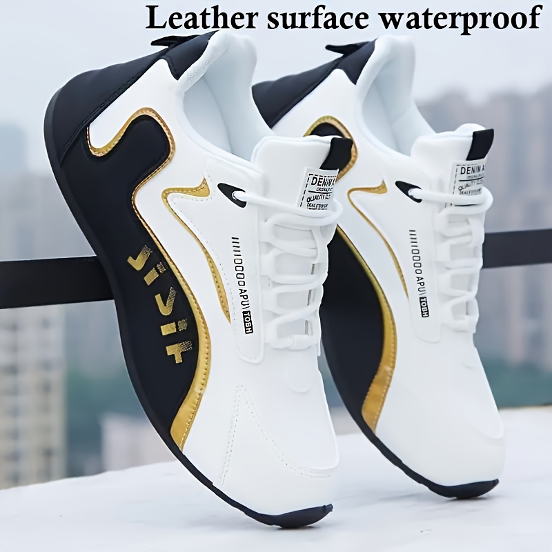 

Men's Trendy Colour Block Sneakers, Comfy Non Slip Cushioned Rotating Buckle Shoes For Men's Outdoor Activities