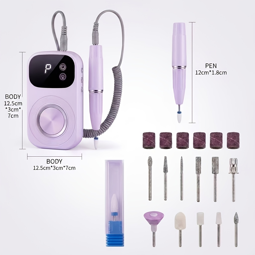 Portable Multi-Functional Nail Polish Machine with Curing Light