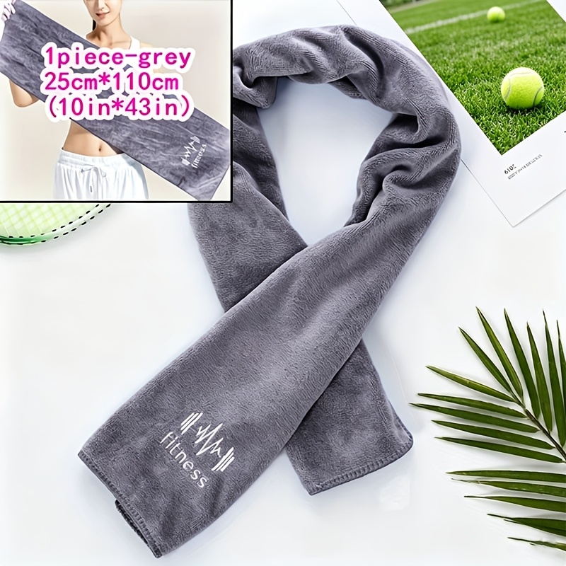 TEMU 1pc/2pcs Quick-dry Towels, Super Absorbent, Large Size, Ideal For Bathroom, Gym, Running, Swimming, Cycling. Hang Or Lay Equipment, Sweat Towels
