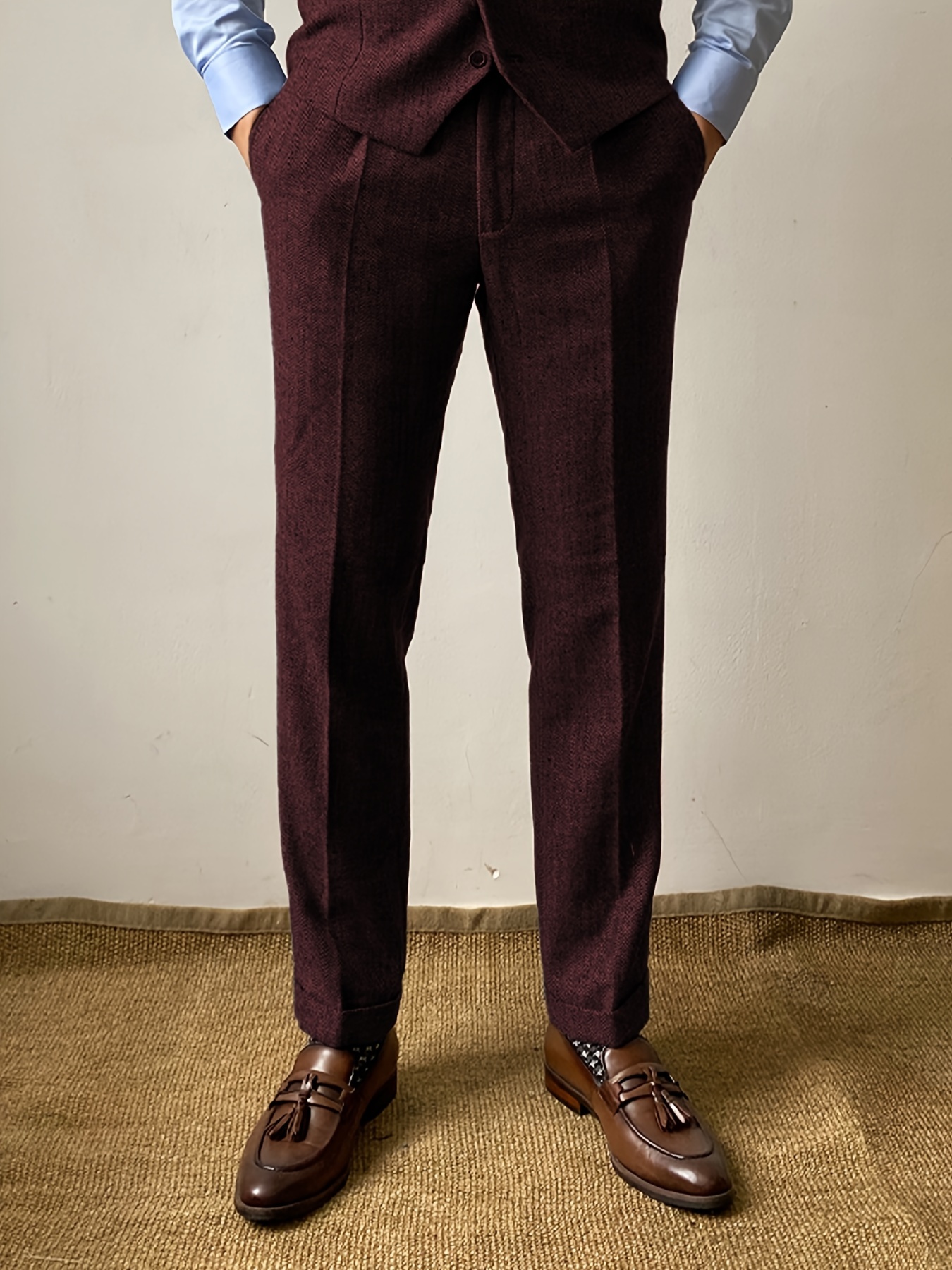 brown tweed dress pants Women's Daisy Linen Dress Light Brown main image 1