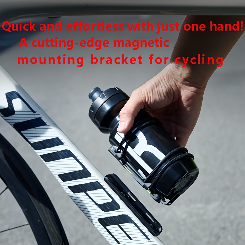 Image of Magnetic Water Bottle Holder, Quick Release And , Strap-type Universal For Market Water Bottles, , Bike Riding Water Bottle Rack