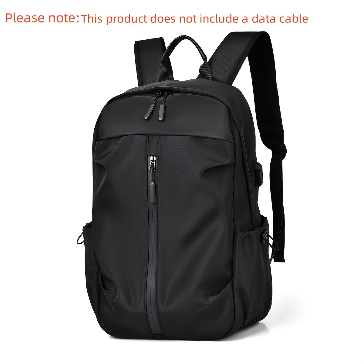 

1pc Men's Oxford Backpack, Large Capacity Anti-splashing Going Out Traveling Commuting Backpack, Multifunctional Trendy Backpack