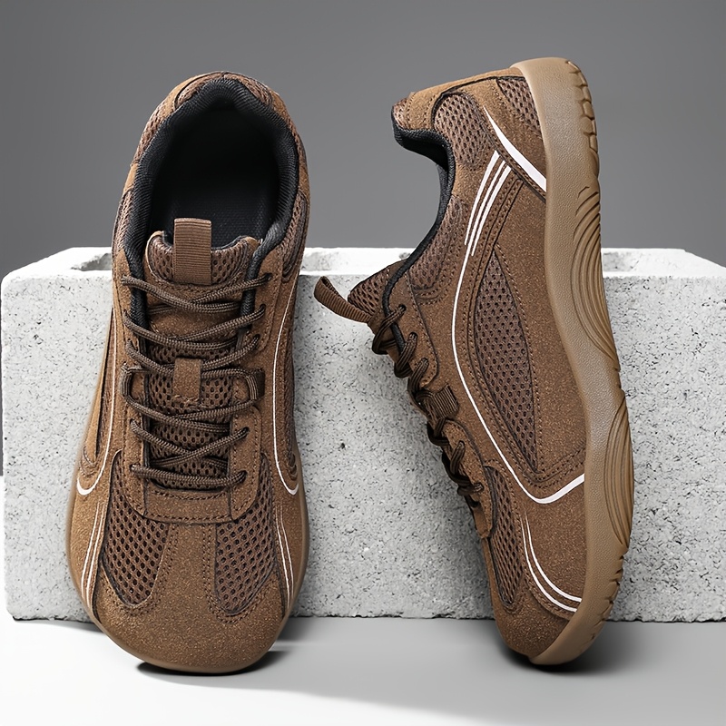 item picture big size unisex wide toe casual sneakers retro   cushioned running trainers breathable non slip daily walking sports shoes