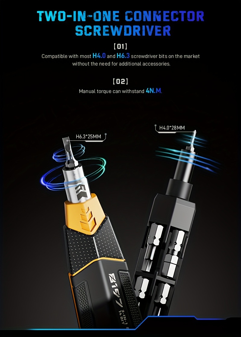   257in 1 professional multifunctional screwdriver set manual household repair screw driver precision bits  2 steel material h4 0 h6 3 screwdriver bit Product details 2
