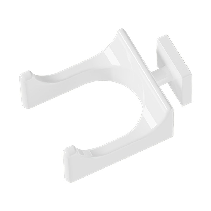 TEMU Wall-mounted Hair Dryer Rack, Bathroom Organizer, Hair Dryer Stand, Suitable For Small To Large Hair Dryers, Space-saving Storage Accessory,