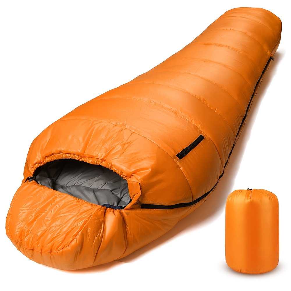 TEMU Sleeping Bag 15-45 Extreme 3-4 Season Sleeping Bag For Adults Cold Weather-warm And Washable, For Hiking Traveling Outdoor Activities