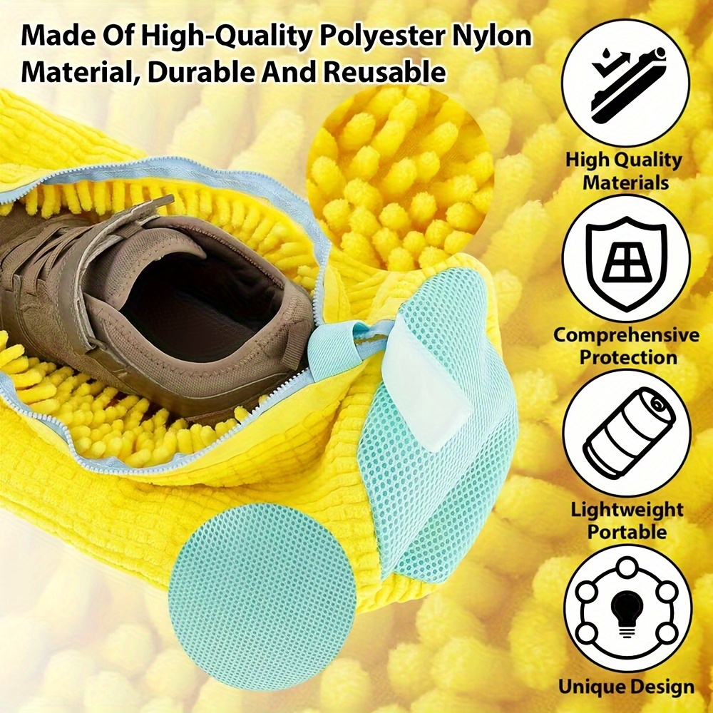 

Easy-use Shoe Wash Bag For Washing Machines - Anti-deformation, High-efficiency Laundry Protector With Zipper Closure