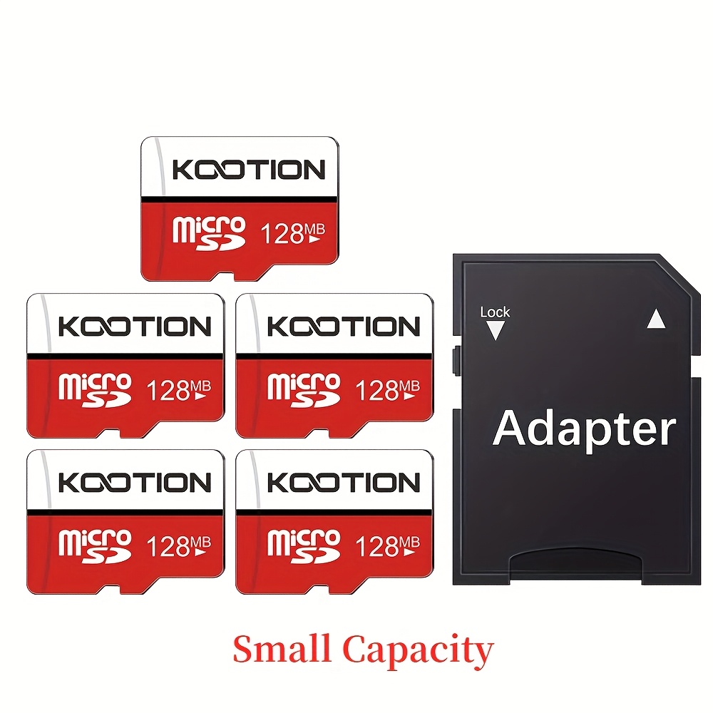 TEMU Kootion 10pcs 5pcs 2pcs 128mb-8gb Mini Sd Card Small Capacity Tf Card Fast Transfer 512 Mb Tf Memory Card For Tablet, Camera, Phone, Laptop, Pc,