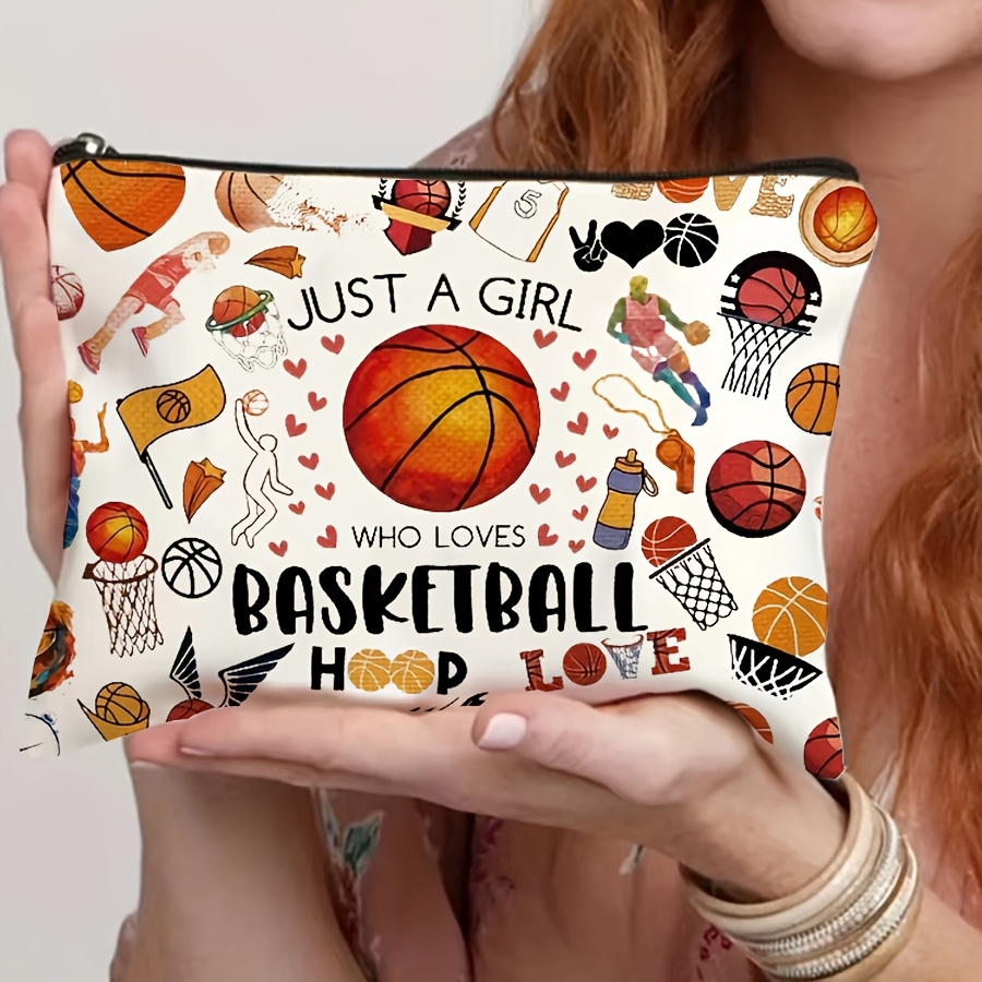 Image of Cosmetic Travel Bag, Zipper Makeup Bag Toiletry Bag Pen Case Organizer Bag Women's Handheld Storage Bag Gift For Teachers Souvenir Exquisite Gift
