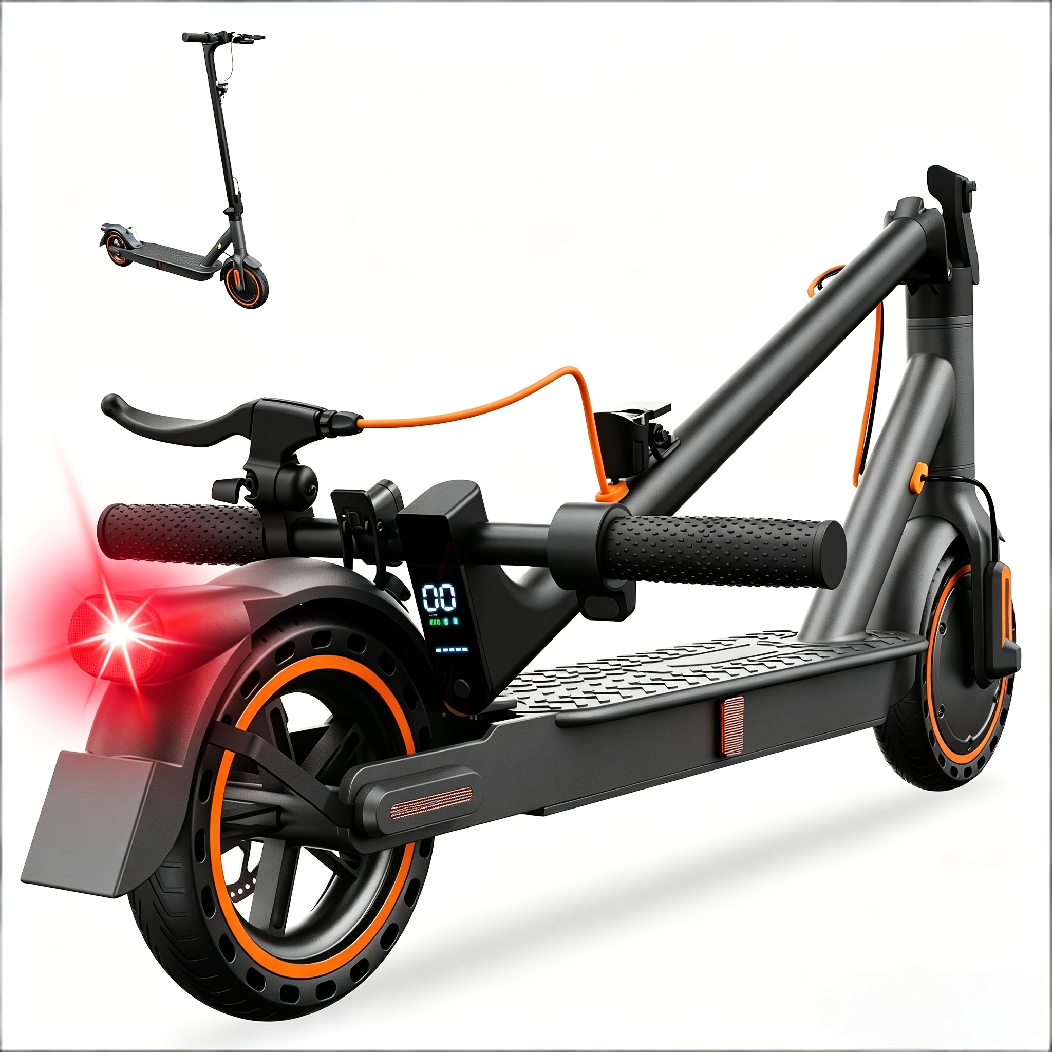 Image of Adult Foldable Electric Scooter, , Equipped With 280.8wh Battery, 350w Motor, 8.5-inch Solid Tires, 25km Range, Load Capacity Of 120kg, Speed 20km/h