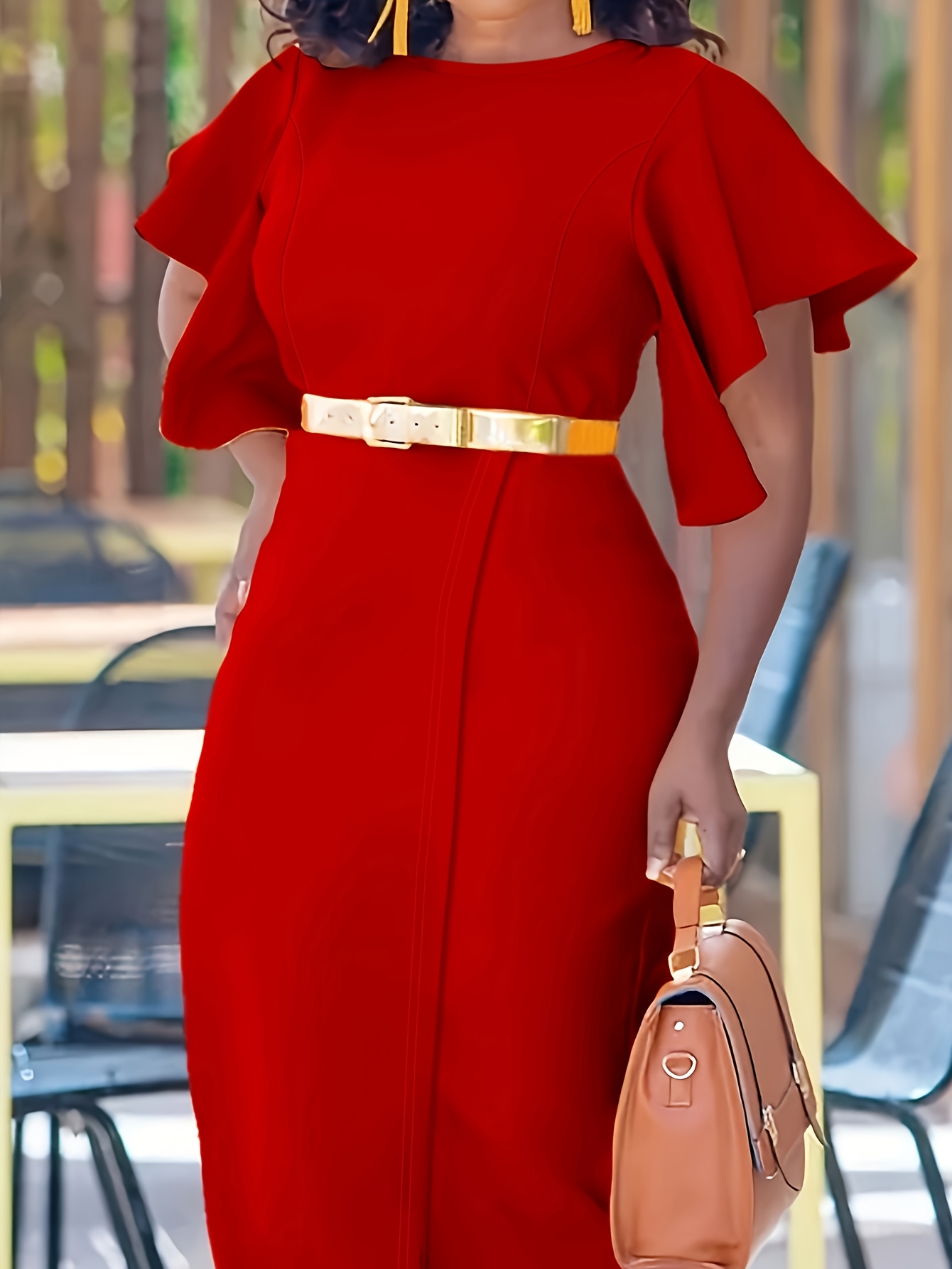 【yourmle】PUFF SLEEVE RIBBON DRESS PUFF SLEEVE RIBBON DRESS