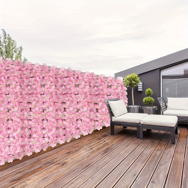 pink knstliche efeu sichtschutz 299.72x50.8cm uv - Temu Germany