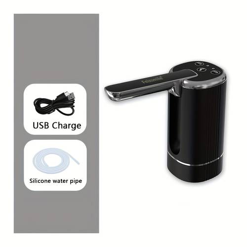 universal water bottle pump dispenser 5 gallon kt077 foldable automatic water bottle pump portable electric drinking water pump usb charging 1 5 gallon water bottle switch