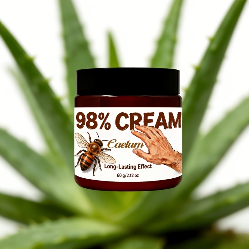98% Strong Bee Venom Cream: For Hand Joint Skin, Skin And Muscles. Fast-acting Formula With Bee Venom And Multi-vitamins, As Foot Cream. Professionally Designed For The Elderly And Athletes