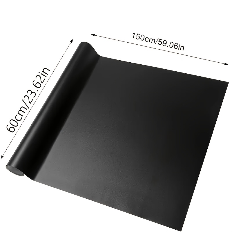 E-shop 1 Rolle selbstklebender, leicht zu reinigender Tafel-Wandaufkleber, gute Schreibtextur abnehmbar, Tapeten-Pinnwand, mit 5 farbigen Kreiden, für