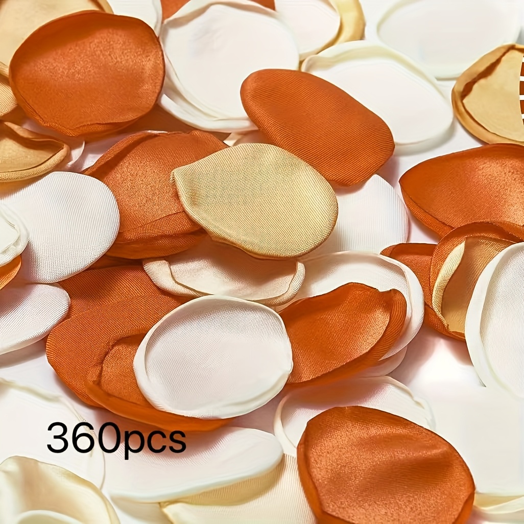TEMU de Tela Naranja - Disponibles en Paquetes de 180 para Decoraciones de Boda, Cestas de Niña de , de Mesa y Noches Románticas