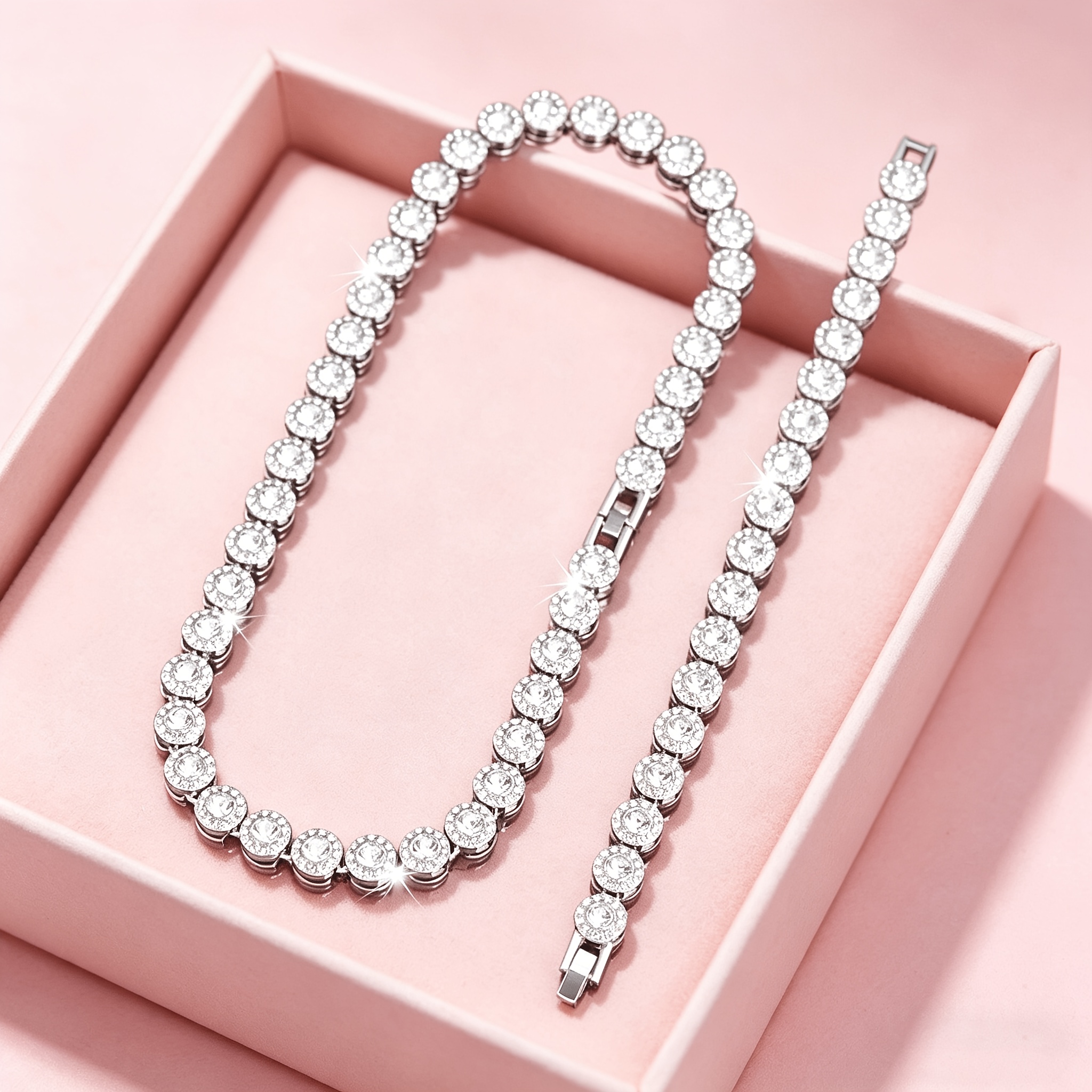 Women's Hip-Hop Punk Style Cuban Link Chain Accessory Set