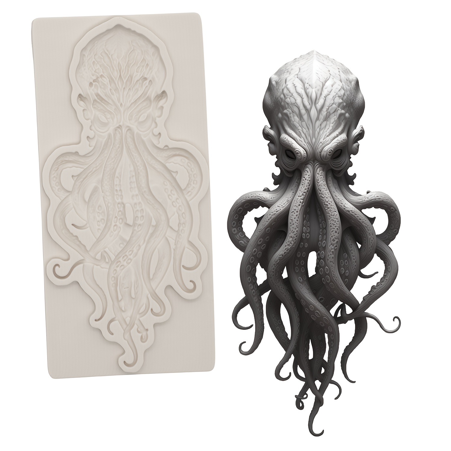 Octopus Silicone Mold, Halloween Gummy Cake Decorating Tool, Mold, Chocolate Molding Diy Resin Mold, Baking Tool
