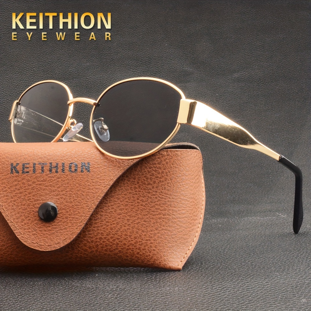 

Keithion Retro Oval For Women Men Trendy Anti Glare Fashion Classic Shades Withgiftbox Mother's Day/give Gifts Fashion