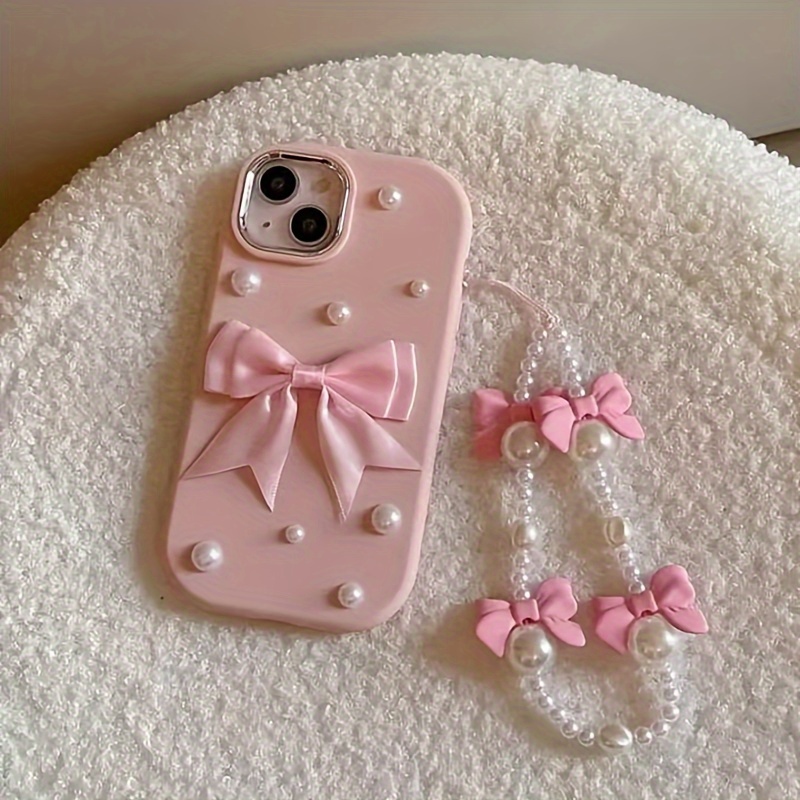 

Bow Phone And Matching Bow Bracelet For Apple 11 11promax 12 12promax 13 13pro 13promax 14 14pro 14plus 14promax 15 15pro 15plus 15promax 16 16pro 16plus 16promax