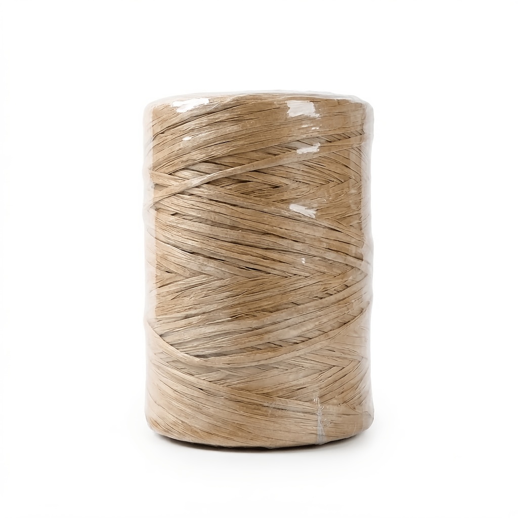 TEMU Ruban de raffia en papier - 110G - 1/4 pouce X 218 yards | Fil de papier pour emballage, bouquets de fleuriste, artisanat et ruban de crochet