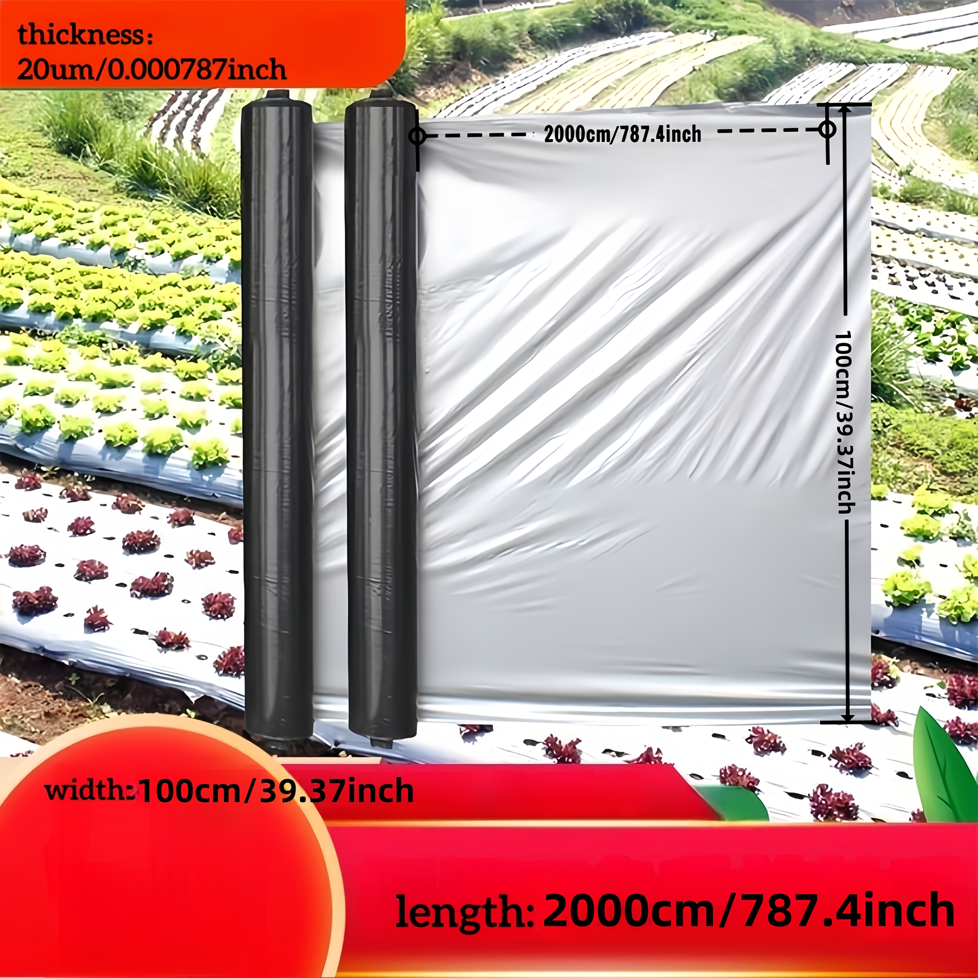 TEMU Mulch For Garden Weed Control, Weed Control And Insect Repellent, Soil Moisture, Increase Soil Temperature, Increase Plant , And Make Plants