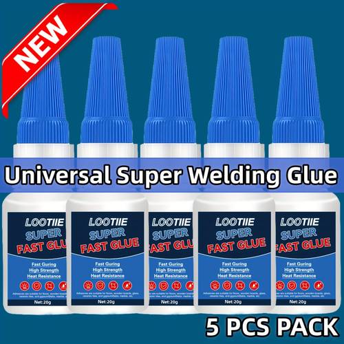5 pack super 10 second universal for wood ceramic glass multi purpose universal special for welding repair 20g
