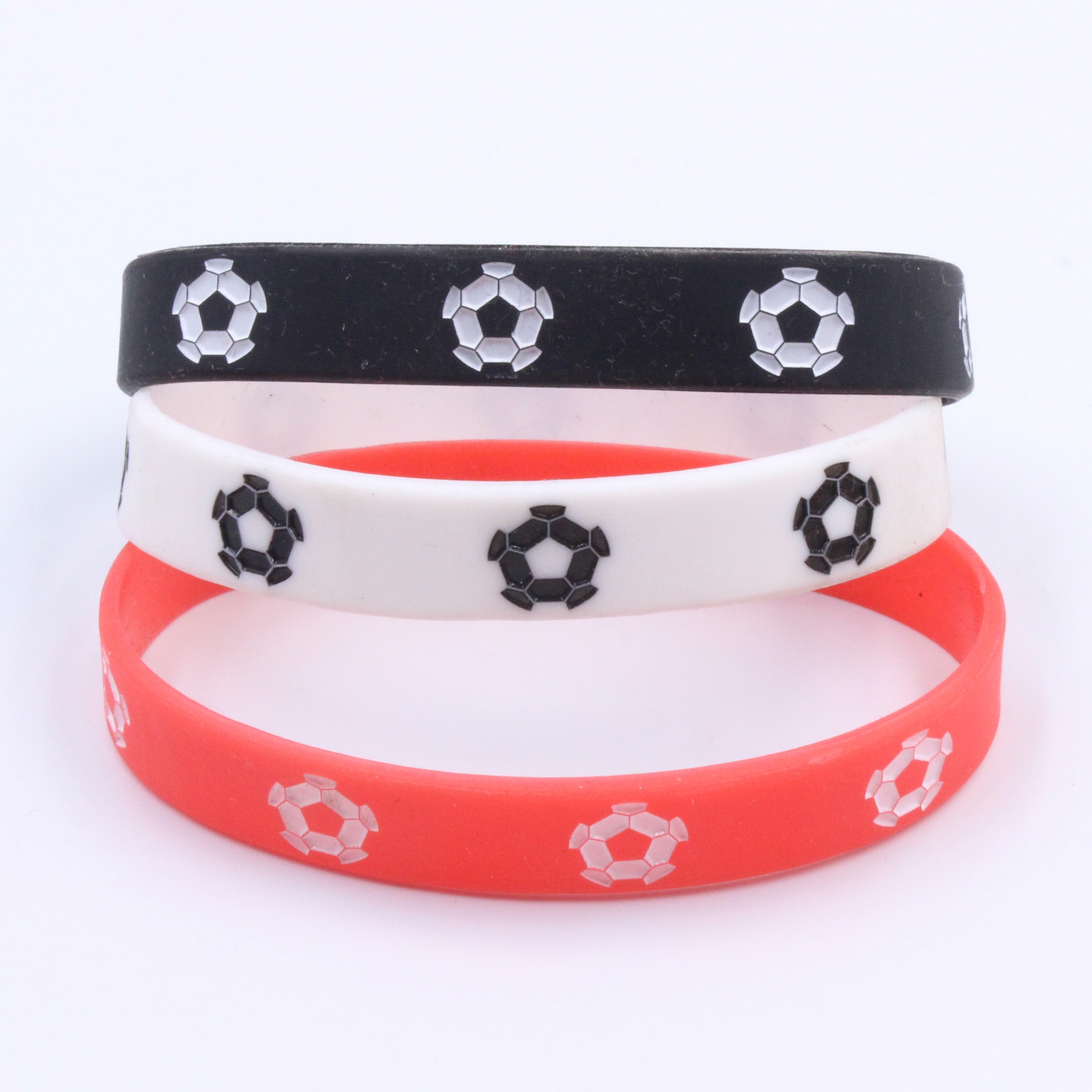 Confezione Da 10 Bracciali In Silicone, Accessori Da Festa., Bianco - Foto 9