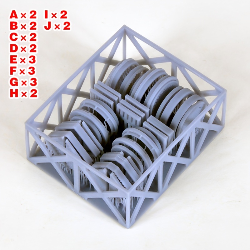 Image of 1/35 Scale Model Kit Building Material Metal Cover Sewer Cover Drainage Sand Table Diorama Models Suits
