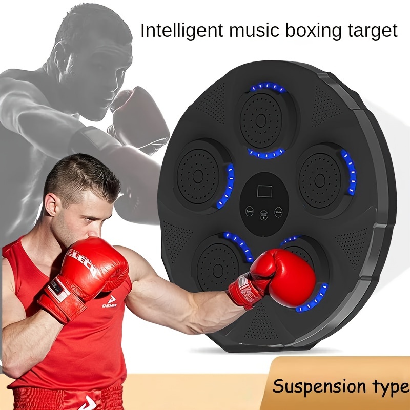 Leyeet Music Boxing Machine Home Wall Mount Music Boxer, Electronic Smart  Focus Agility Training Digital Boxing Wall Target Punching Pads Suitable  for Kids 