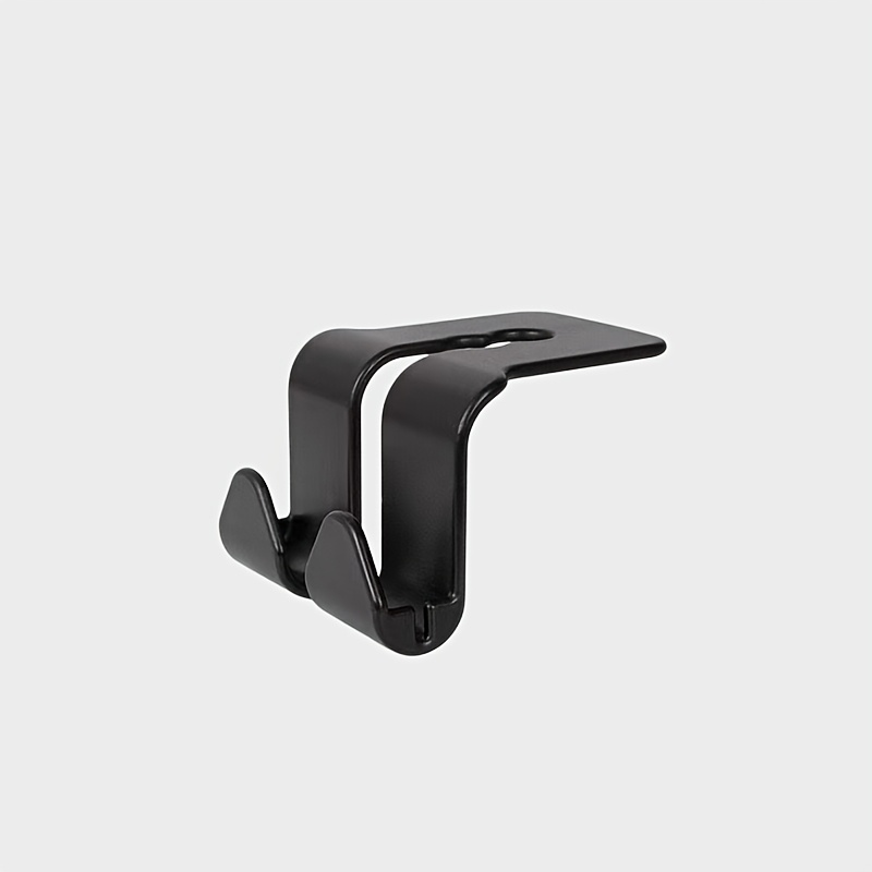 TEMU Car Seat Back Organizer Clip, Multi-functional Dual Storage Clip, Space-saving, Pvc Material, Suitable For All Car Models - Perfect For Hanging