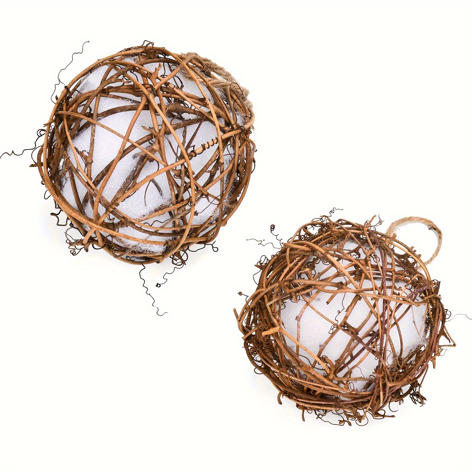 1pc/2pcs Hummingbird Gnawing Cotton Flower Ball, Nesting Parrot Toy