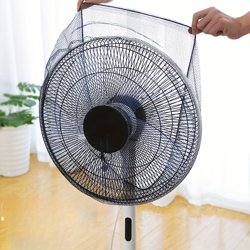 

1pc Fan Dust Cover, Protective Finger Guard, Washable Safety Mesh For Home Essential, Dust-proof Fan Filter Net