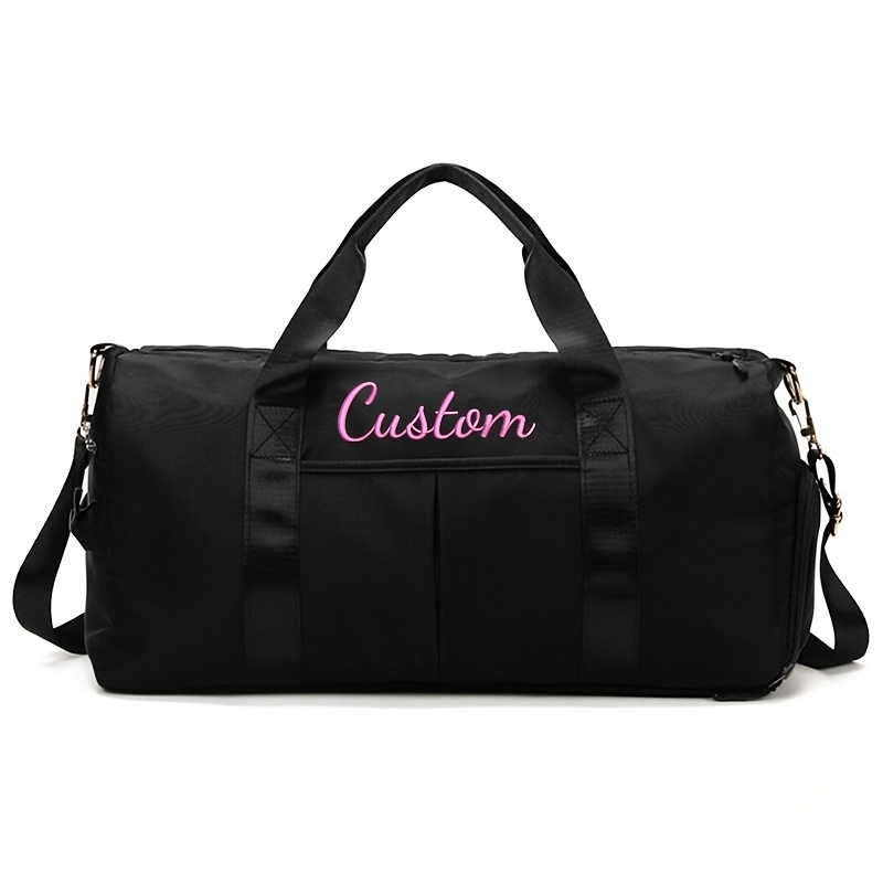 TEMU Borsa Grande Capacit� con Personalizzato al Tuo o al Suo /Costellazione/Anniversario - Borsa a con /Testo, Scomparti Bagnati/Asciutti, Borsa da