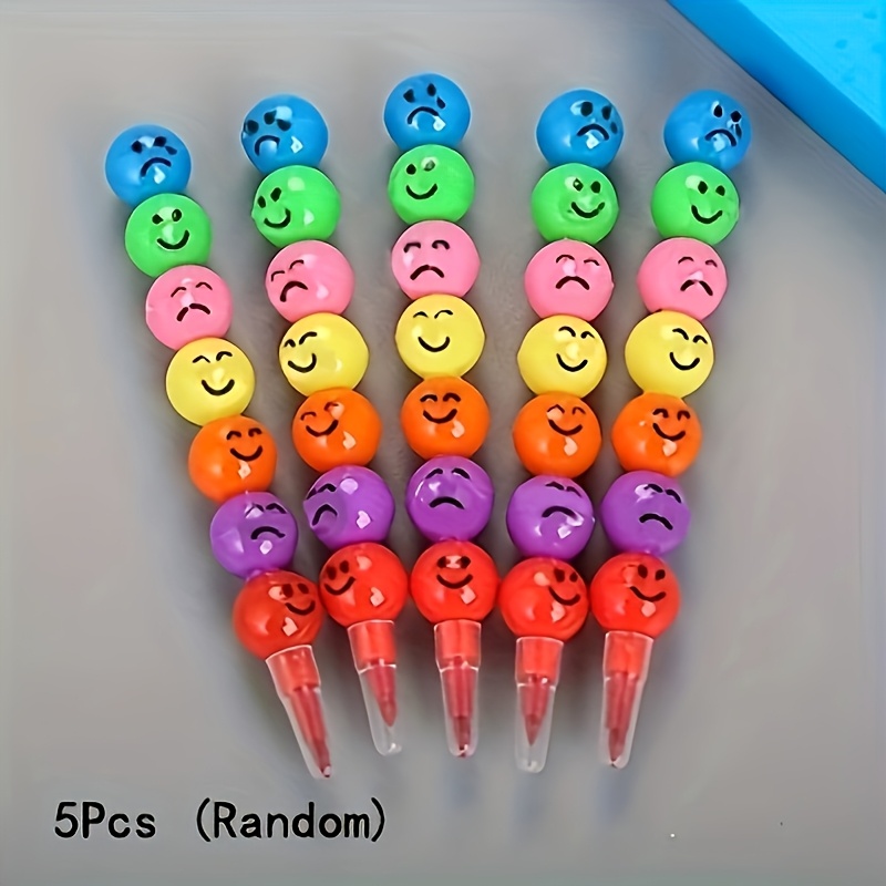 Image of 5/33pcs Color Crayons Cartoon Gourd Pen Children Students Painting Stationery School Office Supplies For School Stationery Birthday Event Christmas Halloween Gifts (random)