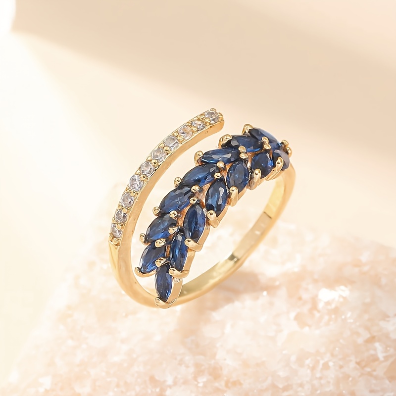 TEMU 1pc Elegant Purple Synthetic Synthetic Cubic Zirconiaia Ring, Light Luxury Niche High-end Fade-resistant Ring, Ring, Geometric , Uncommon