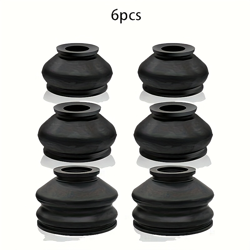 TEMU A Set Of 6 Universal Ball Joint Boot Protectors, Front And Rear Tie Rods And Ball Joint Heads , Compatible With A Wide Range Of Vehicle Models