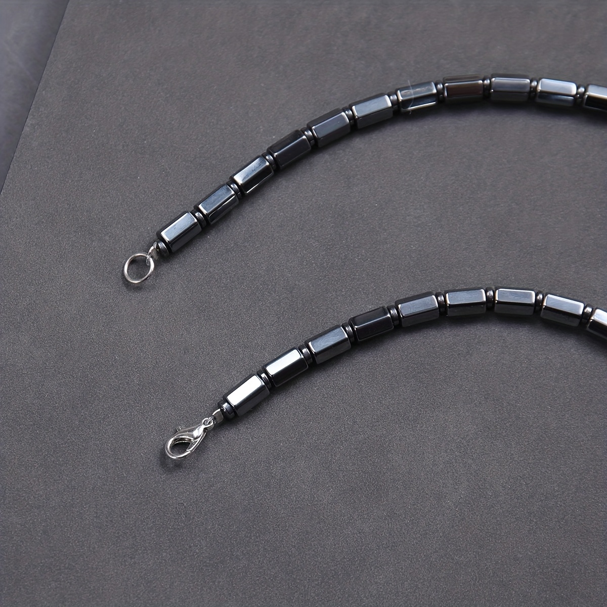 collier de perles en     noire pour hommes et femmes -   minimalistes avec accents, bijou élégant de     et   pour la saint-valentin,   des mères, thanksgiving - collier   toute lannée, bijoux perlés, accessoire de fête Détails du produit 6