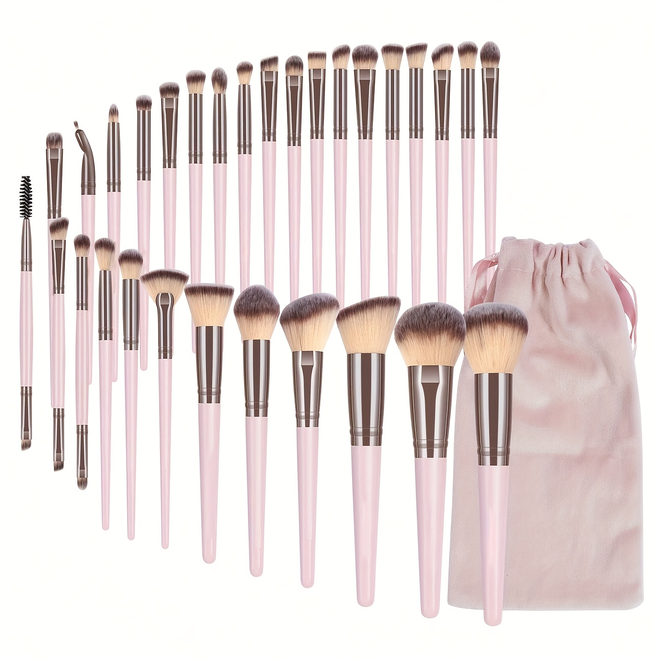 30pcs Brush Set Makeup Brushes Beauty Tools Beginner Full Set Of Brushes Full Set Of Eyeshadow Brushes Blush Brushes Highlighting Brushes Beauty Tools