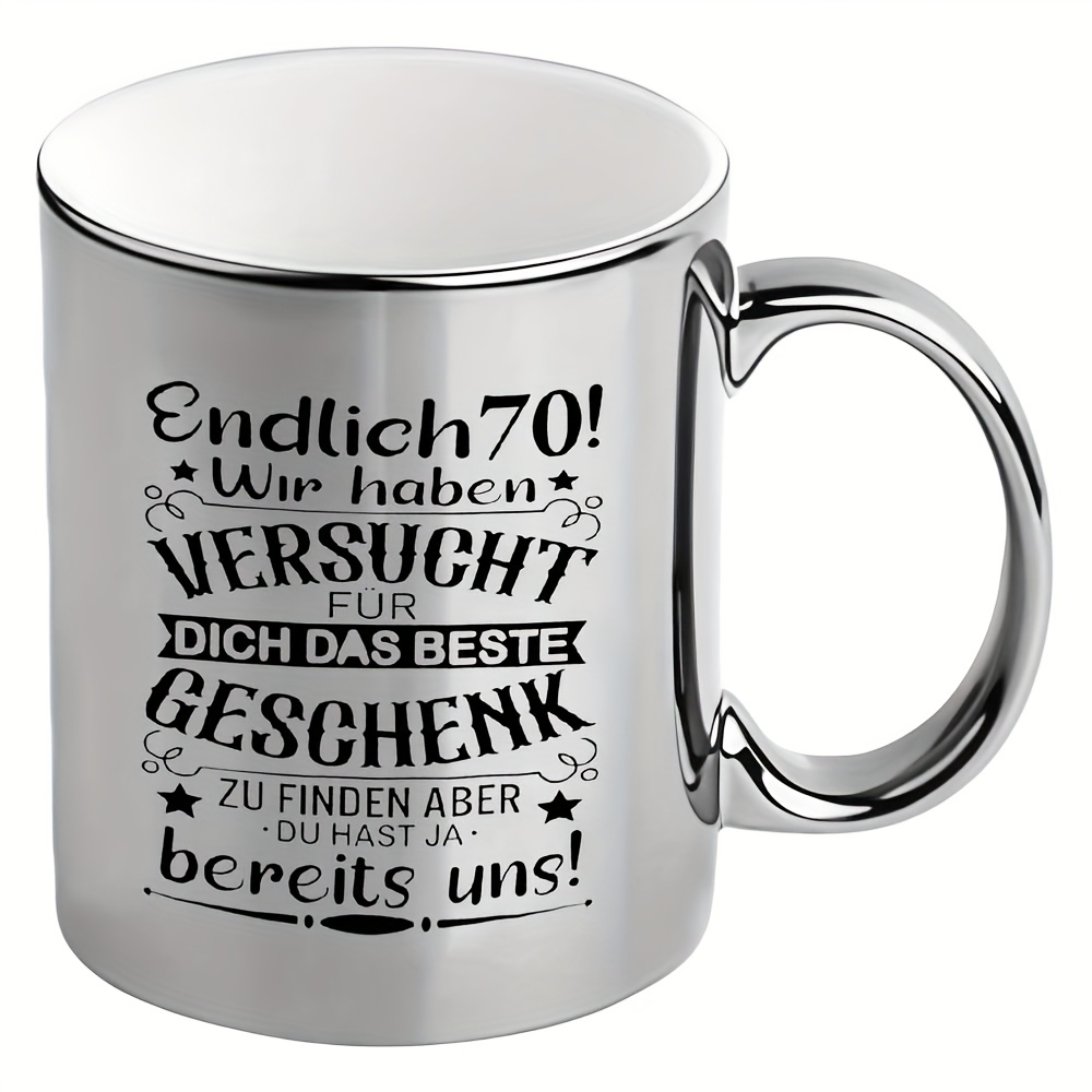 1pc, A Humorous Mug Design For Eateries And , 11 Oz Ceramic Drinking Cup, Perfect For Coffee, An Gift For Birthdays And Holidays, Suitable For Office, Family Gatherings, Party Favors, Wedding Presents