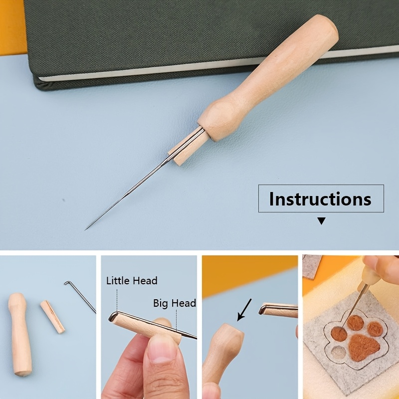 Wool Felting Needles Kit with Durable Handle